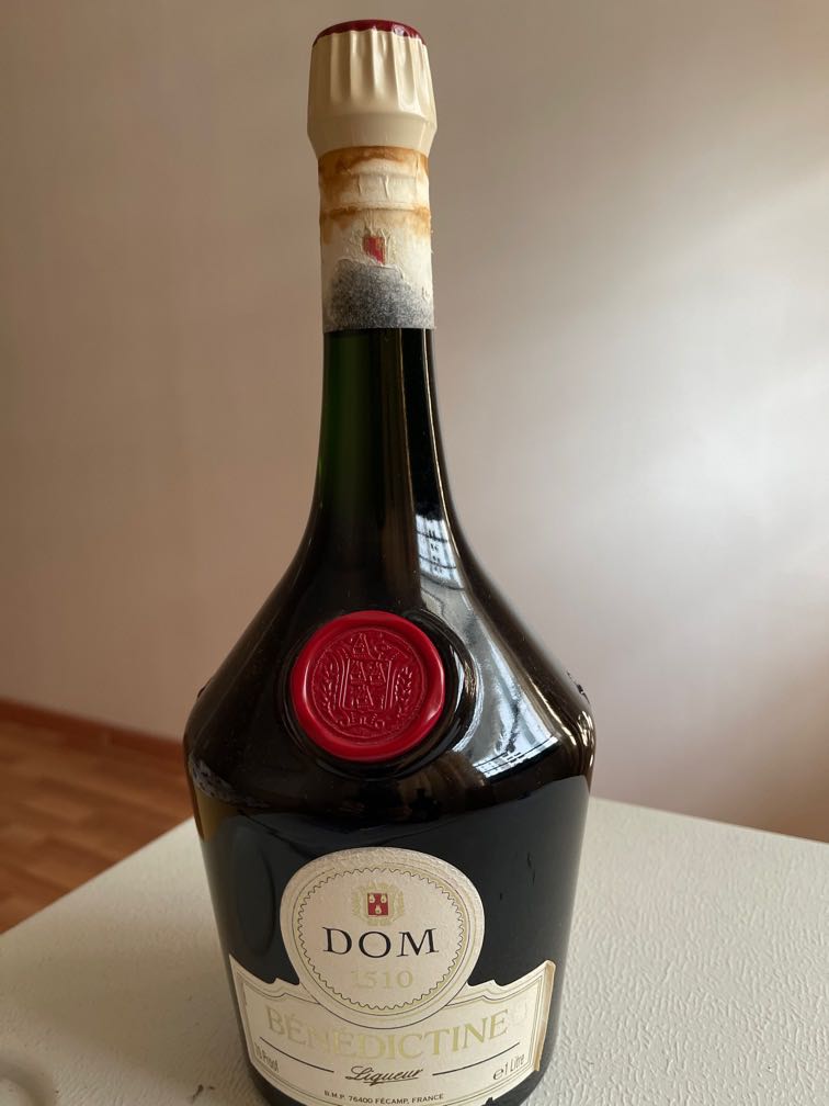 DOM BENEDICTINE (1 litre), Food & Drinks, Alcoholic Beverages on Carousell