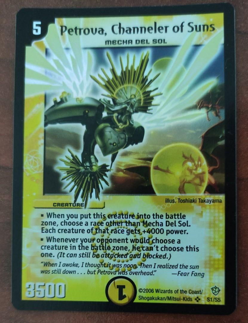 Duel Masters Petrova, Channeler of Suns, Hobbies & Toys, Toys & Games