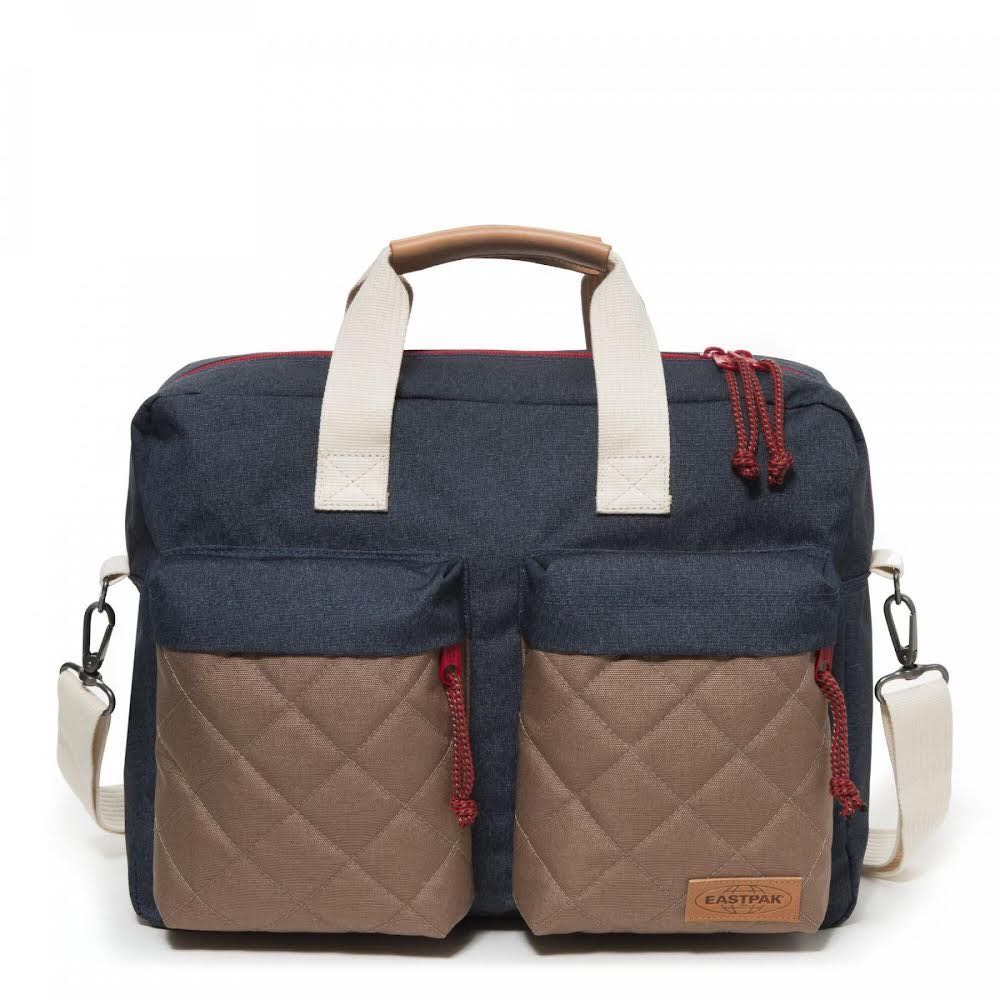 Eastpak Tomec Leather Trimmed Canvas Holdall