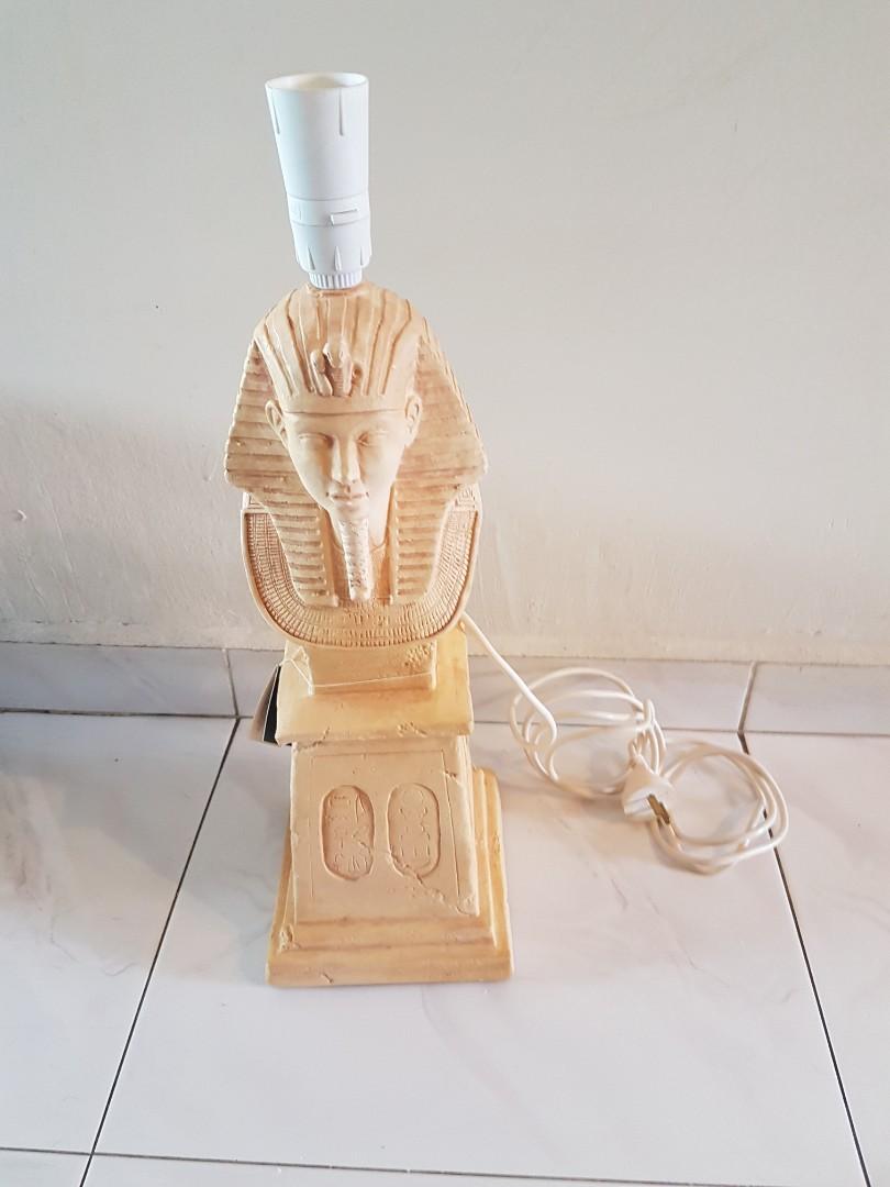 Egyptian Sculpture Lampstand / Table Lamp ( Creative Castings