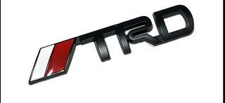 ELECTROVOX TRD with Logo Small Black Plastic Emblem