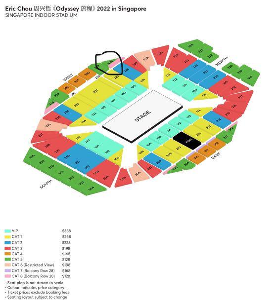 Eric Chou Odyssey Concert Ticket 2022 (10 Sep), Tickets & Vouchers