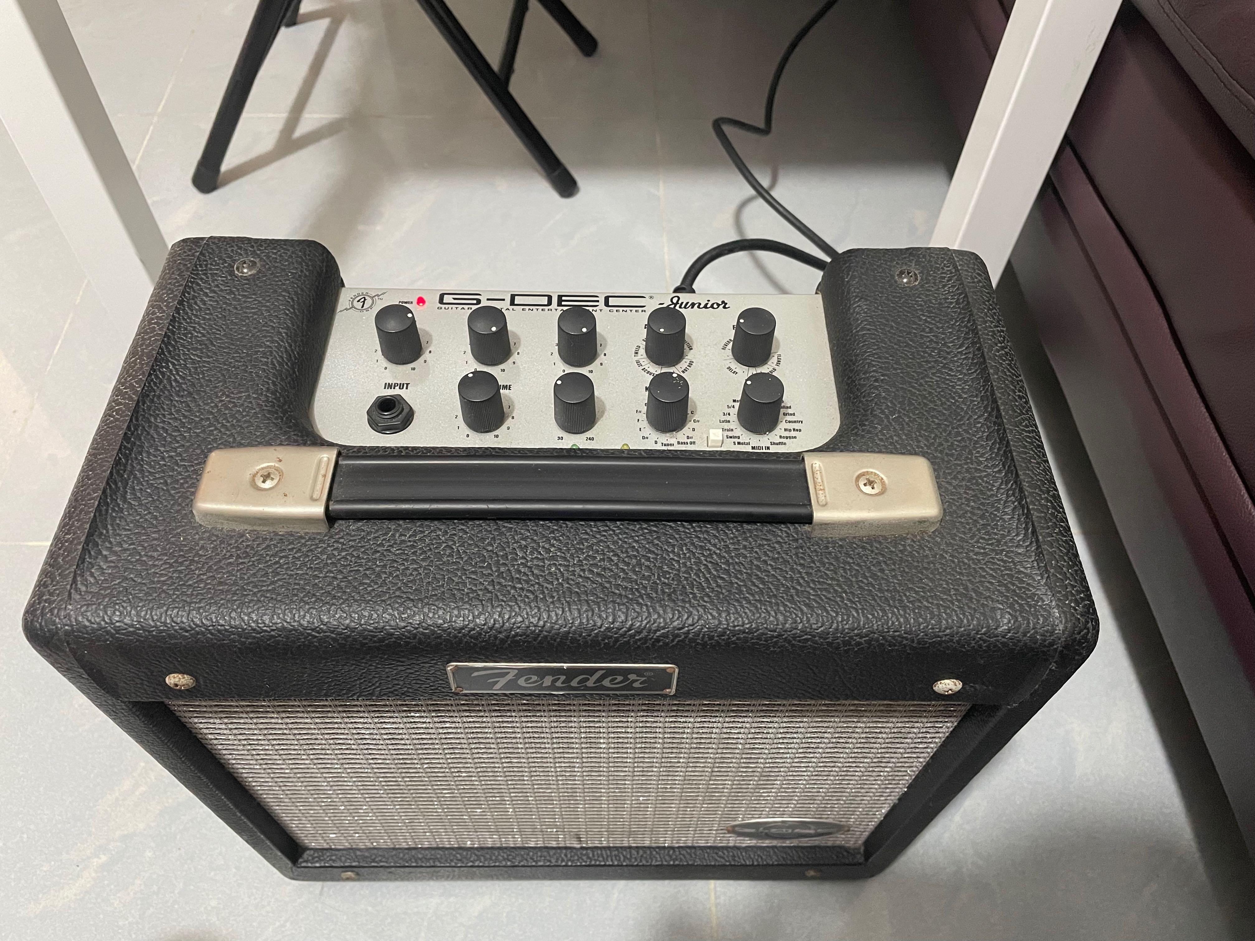 (附電源線)Fender GDEC Junior Guitar Amp PR718, 音響器材, 可攜式音響設備 Carousell