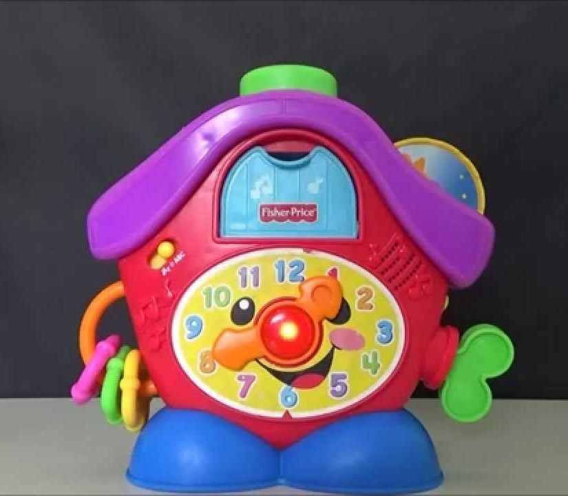 Fisher Price Laugh Learn Peekaboo Cuckoo Clock Toy Babies