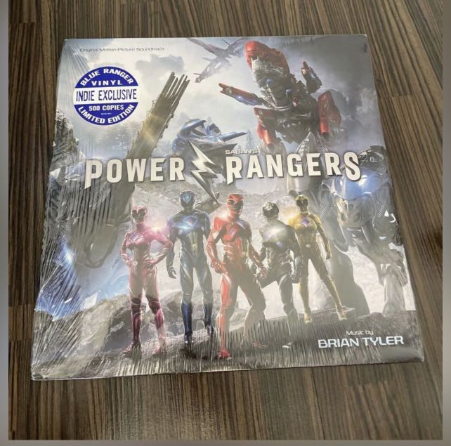 Free shipping Pre order Brian Tyler POWER RANGERS/BLUE Color vinyl ...