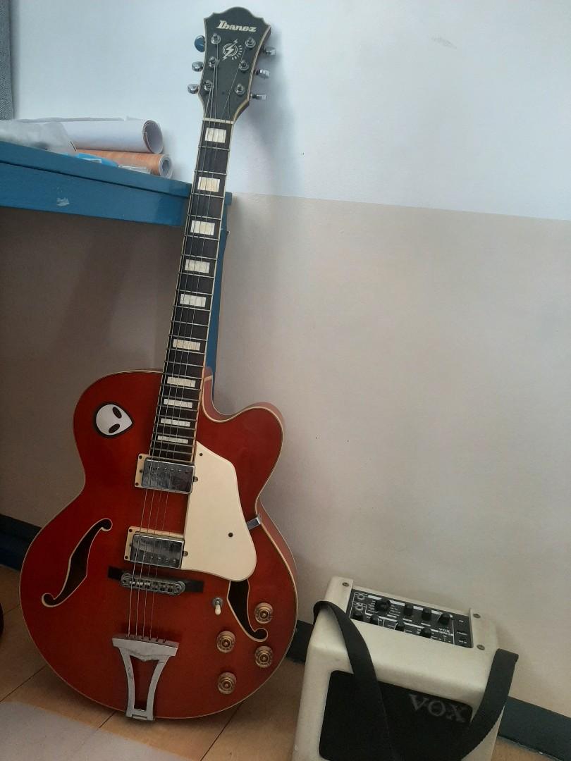 FS: Ibanez Artcore AF75 (Category: Musical Instruments) located in Mandaluyong City. Submitted by dale13x (Listing ID 1173404115, Image 1). Description: This guitar has been with me for less than a year. I am selling this as I'm moving out and I need to declutter. comes with guitar bag, free amplifier and adapter..