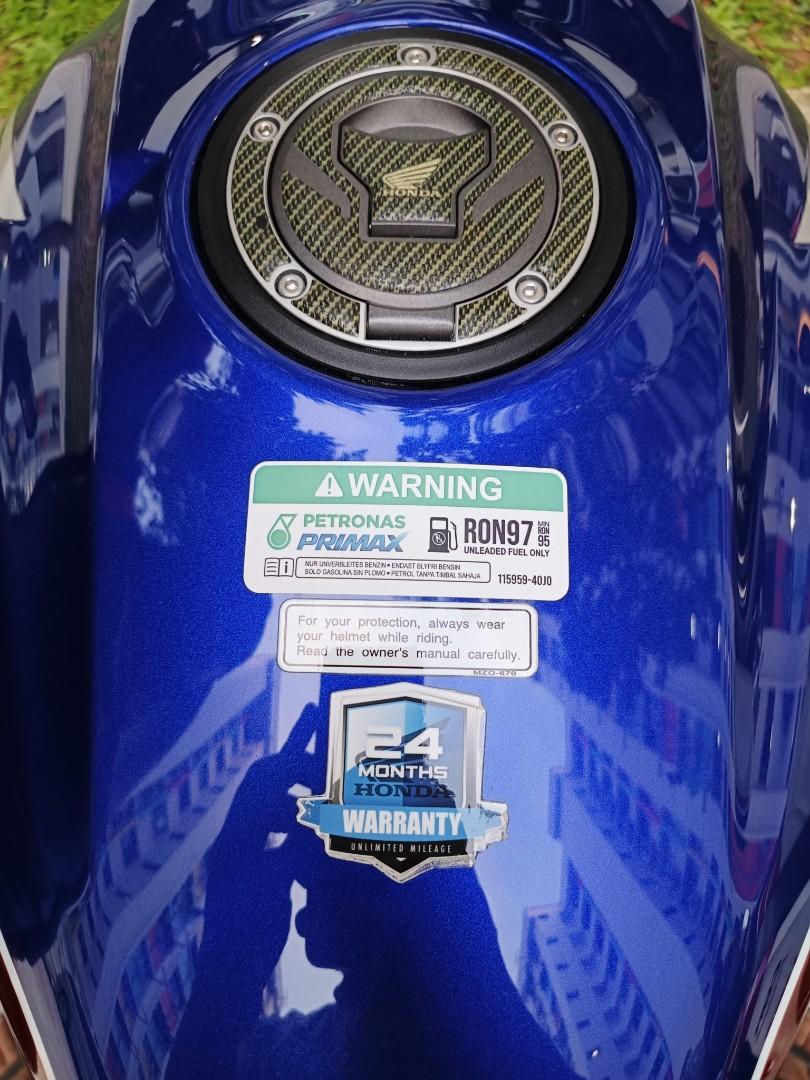 Fuel Sticker, Motorcycles, Motorcycle Apparel on Carousell
