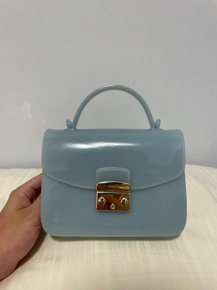 Transparant kroon Perseus Authentic Furla Candy Baby Blue Meringa Mini Cross Body Bag, Women's  Fashion, Bags & Wallets, Cross-body Bags on Carousell