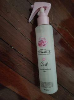 Fuwarie hair styling mist uv and heat protection for curl