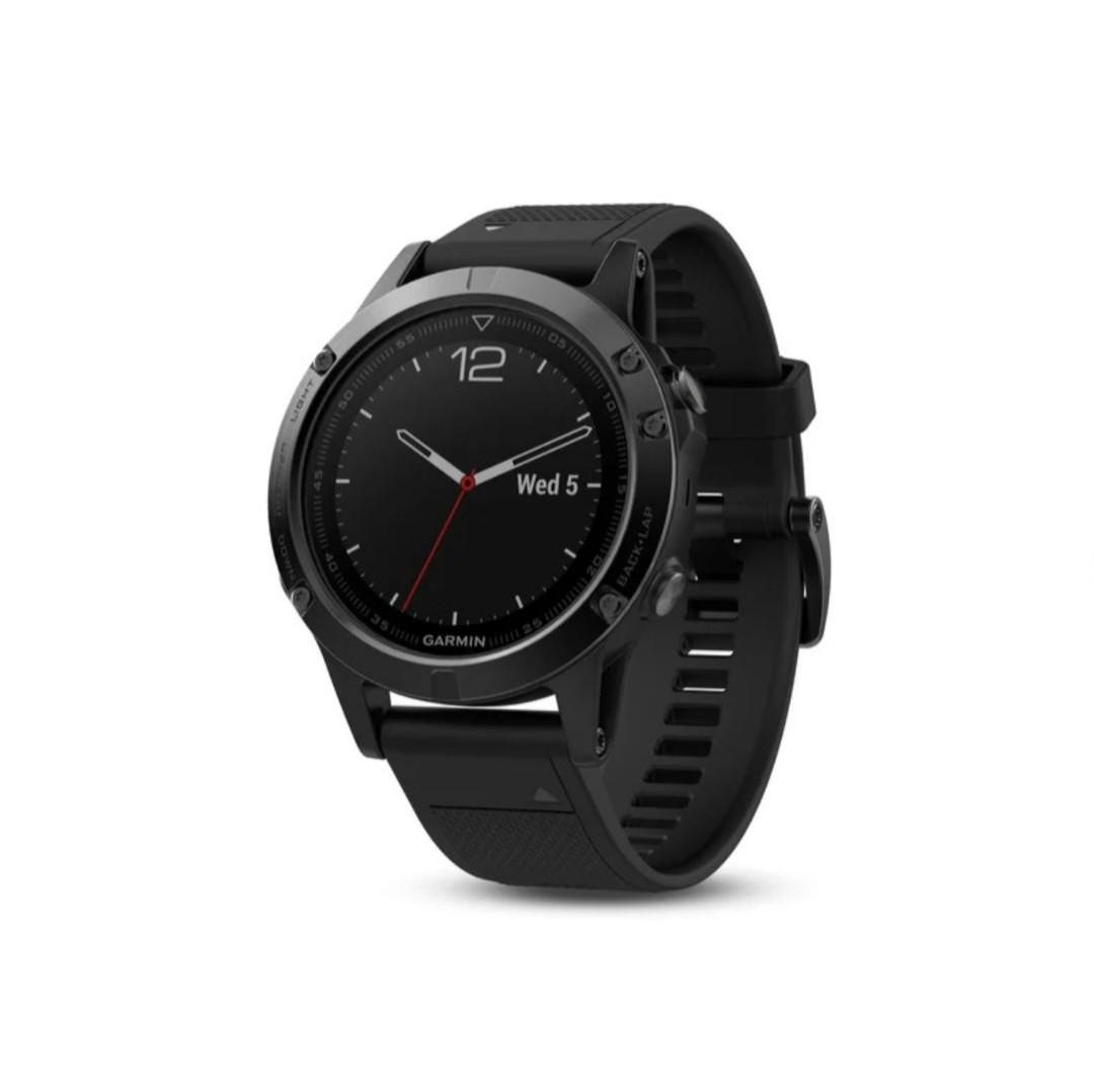 Garmin Fenix 5 47mm Black Sapphire with Black Band