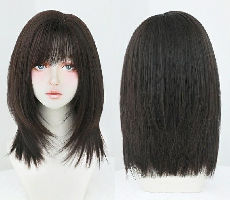 Korean black wig outlet