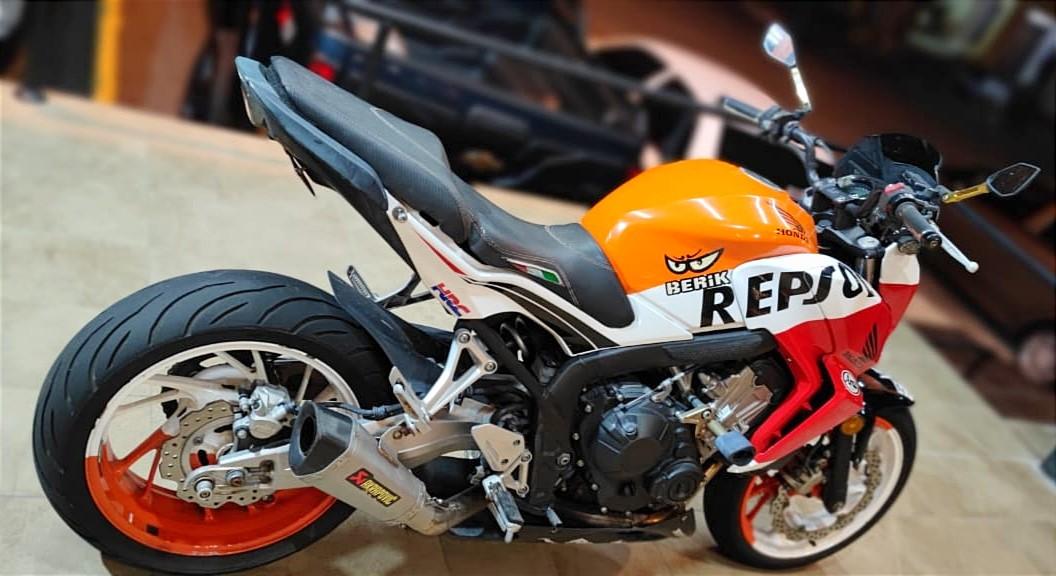 Honda CB 650F Repsol edition 2016 cbr Akrapovic 650 Motorbikes on Carousell