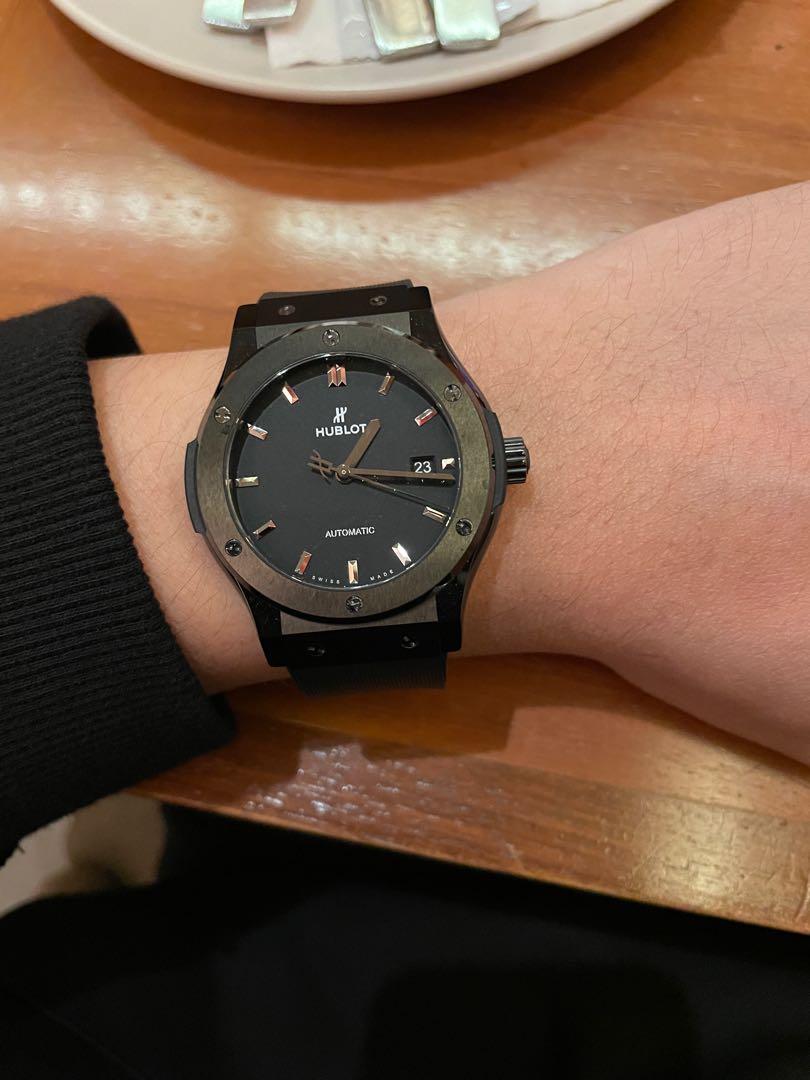Hublot black outlet magic 42mm