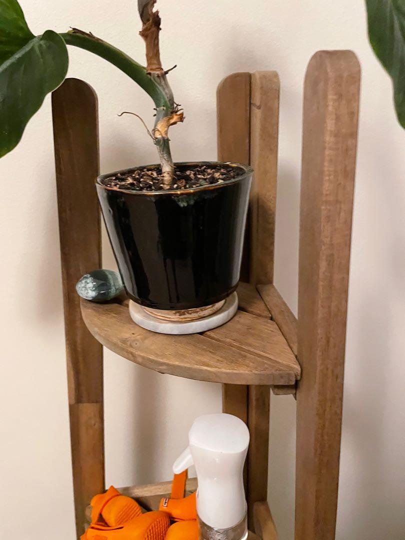 Ikea askholmen plant rack, Furniture & Home Living, Furniture, Shelves ...