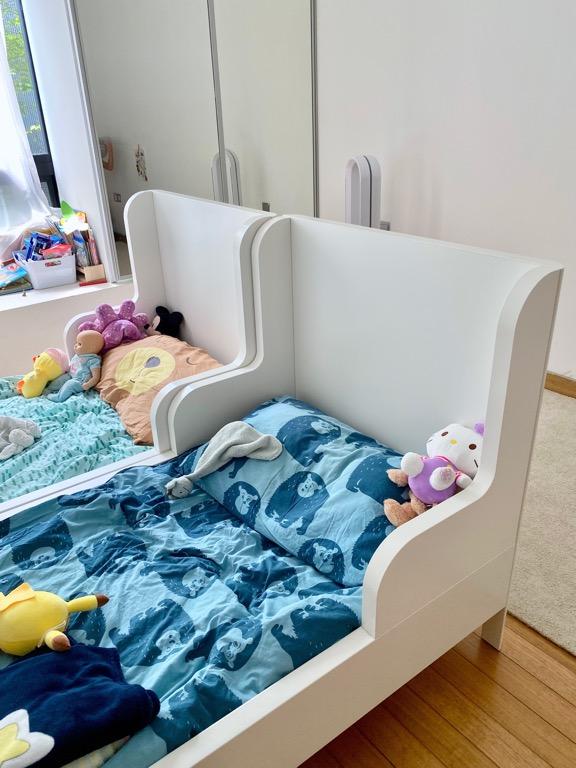 IKEA BUSUNGE Extendable bed, Babies & Kids, Baby Nursery & Kids