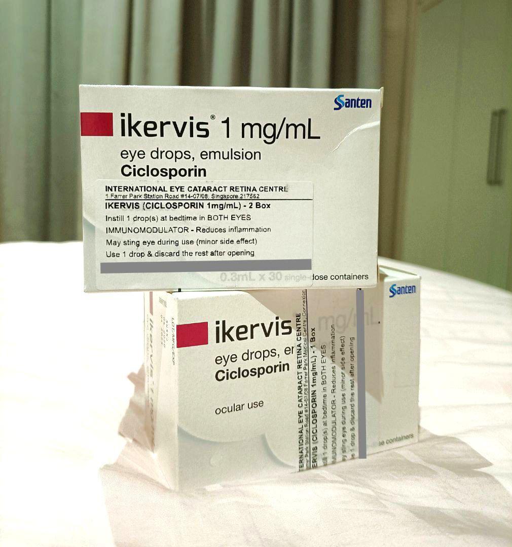 Ikervis Eye Drops, Beauty & Personal Care, Vision Care on Carousell