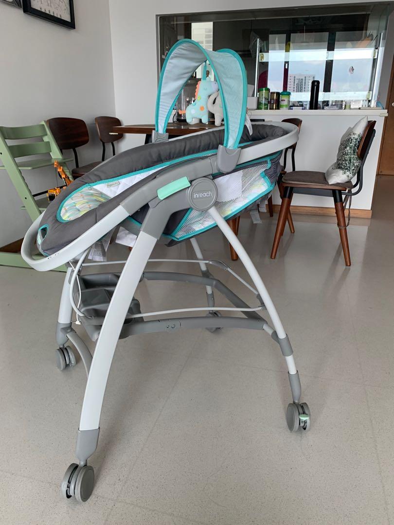 Ingenuity Inreach Mobile High view baby bouncer and lounger and rocker