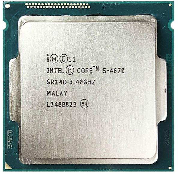 CPU　INTEL CORE i5-4670