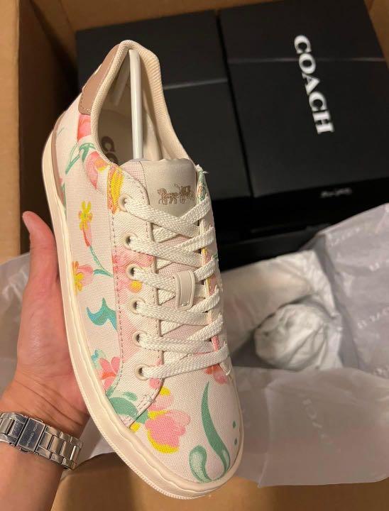 coach flower sneakers