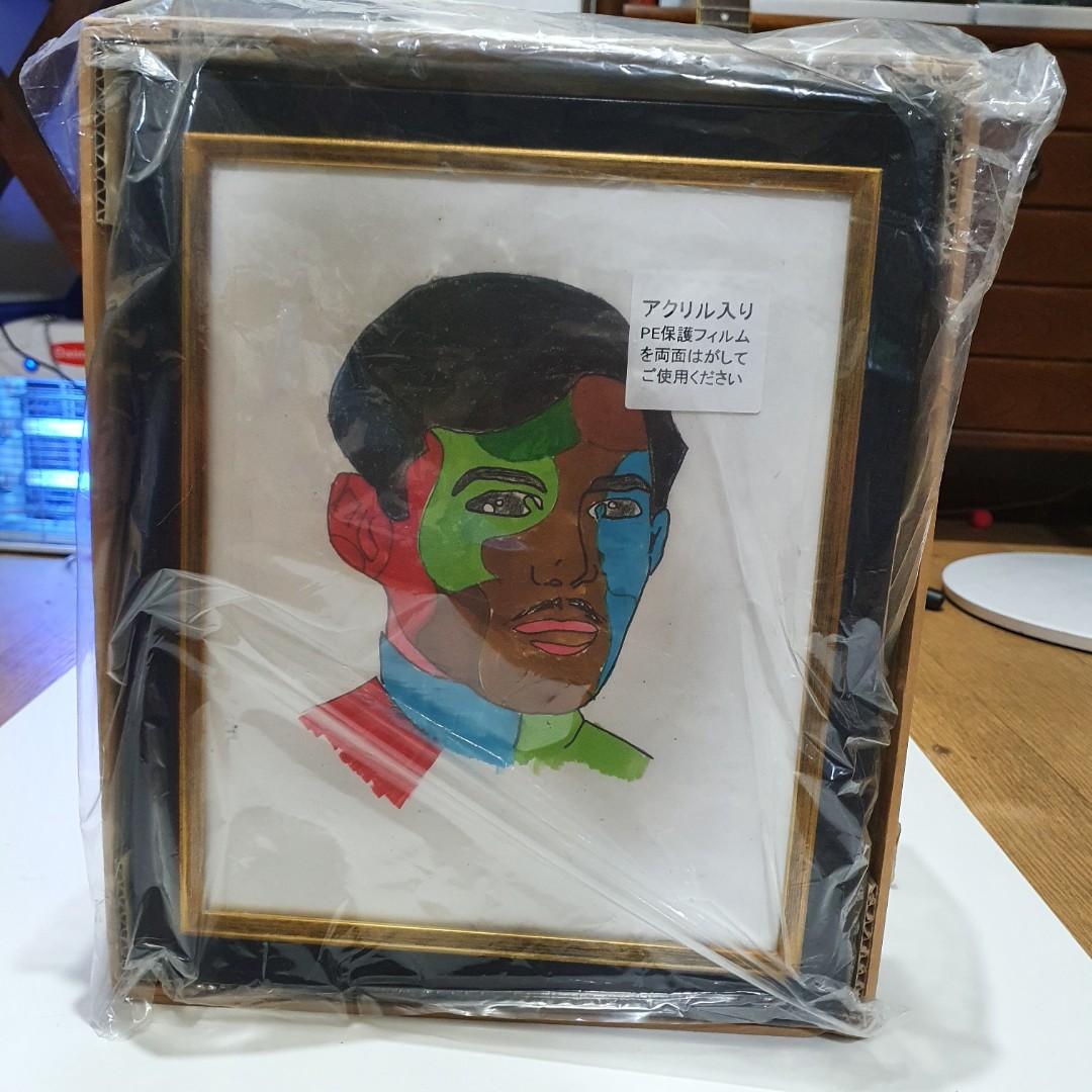 Jose Rizal Line Frame Jose Rizal pop art in a brandnew wooden frame, Furniture & Home Living ...