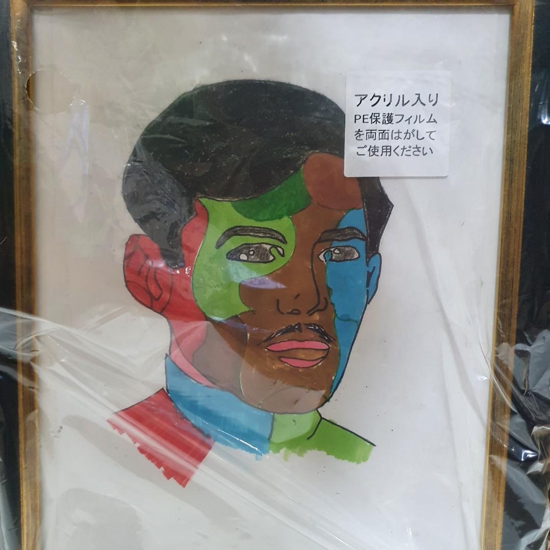 Jose Rizal Line Frame Jose Rizal pop art in a brandnew wooden frame, Furniture & Home Living ...