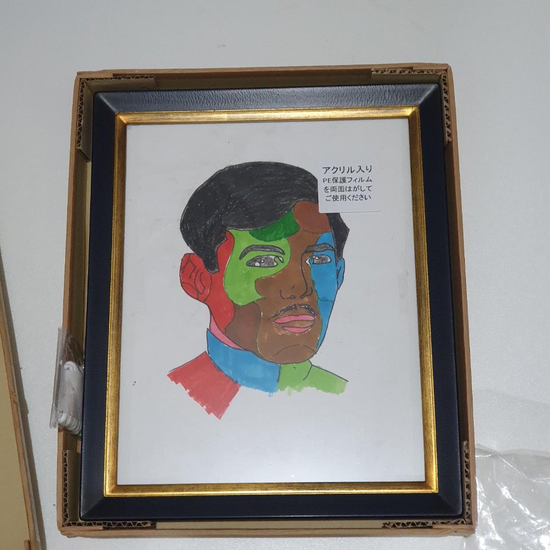 Jose Rizal Line Frame Jose Rizal pop art in a brandnew wooden frame, Furniture & Home Living ...