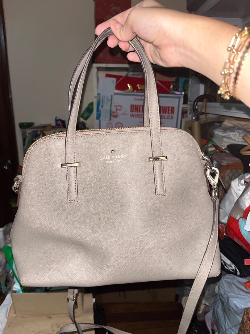 Kate Spade gray cross body bag