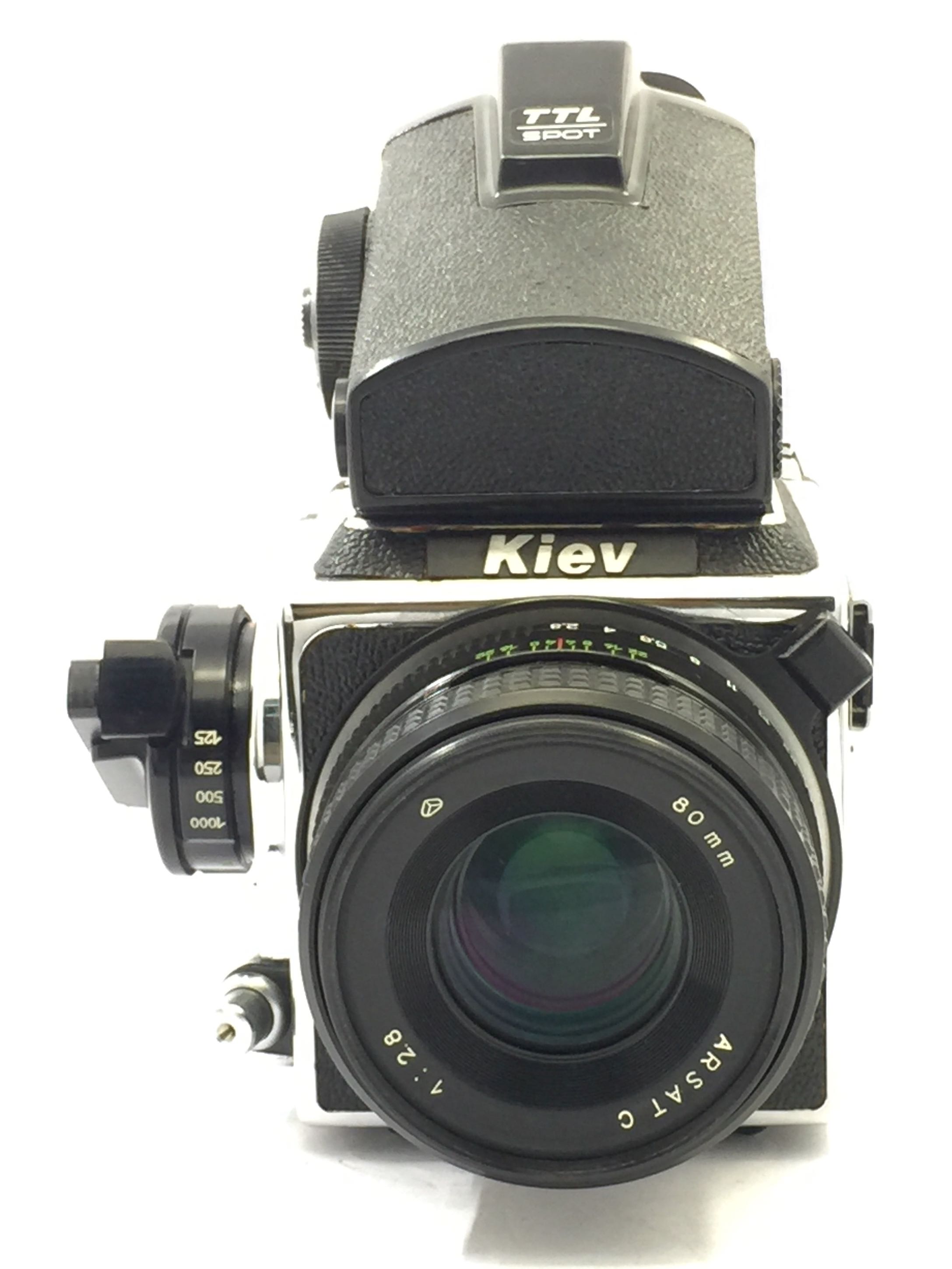 Kiev 88 CM With 80mm And TTL Prism, Photography, Cameras on