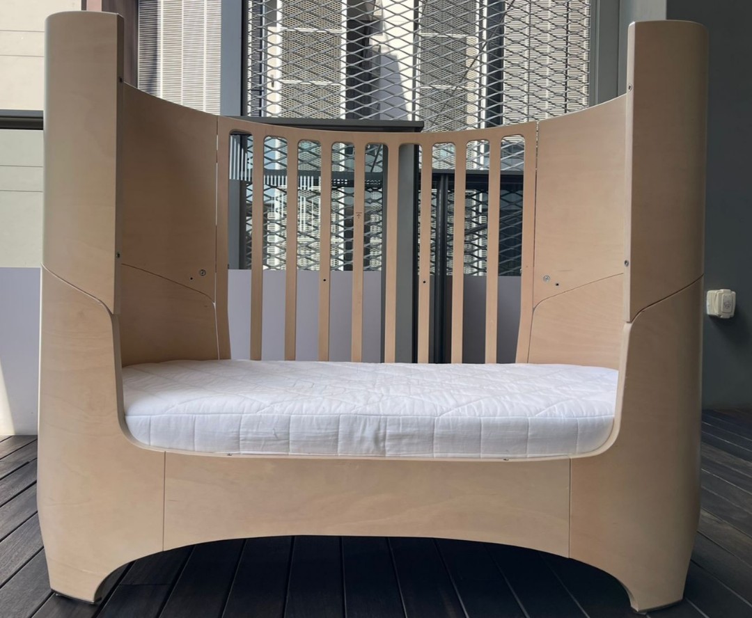 Leander baby crib with extendable mattress, Babies & Kids, Baby Nursery