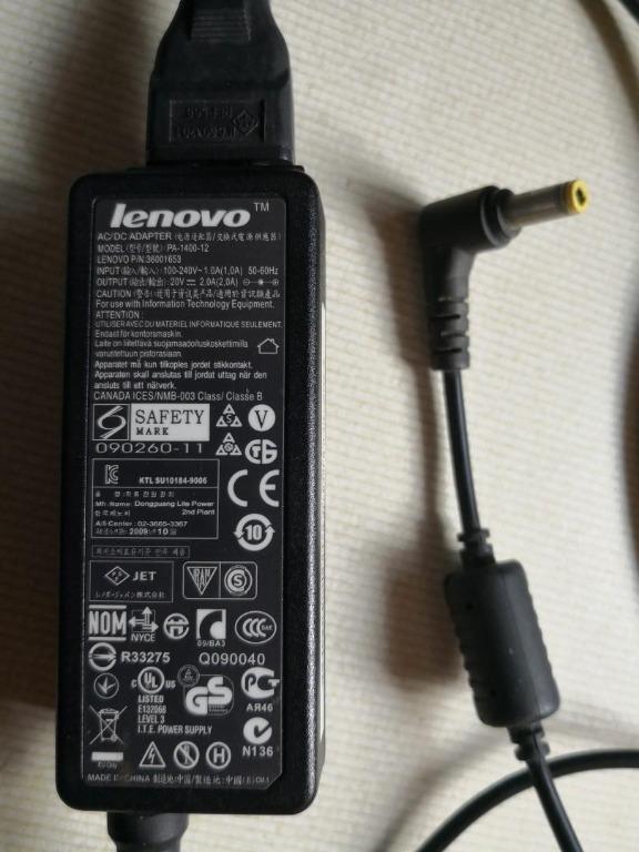 Lenovo - Chargeur Lenovo PA-1400-12 36001653 090260-11 Adaptateur