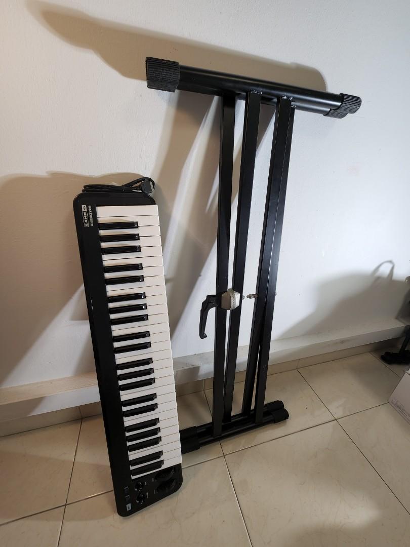 LINE6 49 keys midi keyboard + SOUNDKING keyboard stand, Hobbies & Toys, Music & Media, Musical