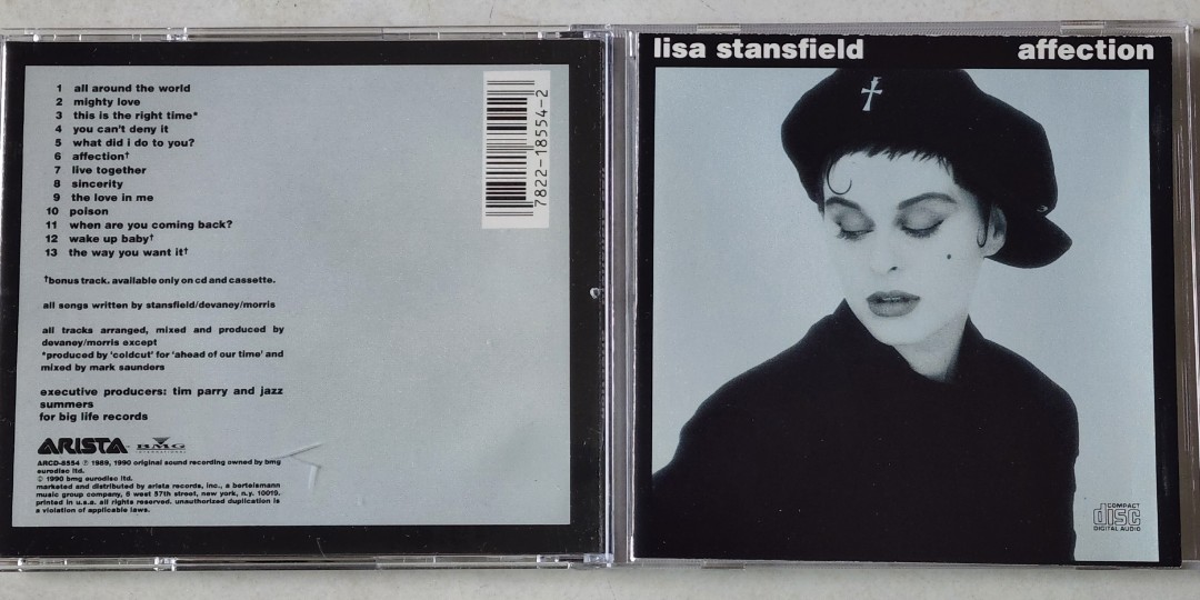 Lisa Stansfield ~ Affection ( MADE IN USA ) CD