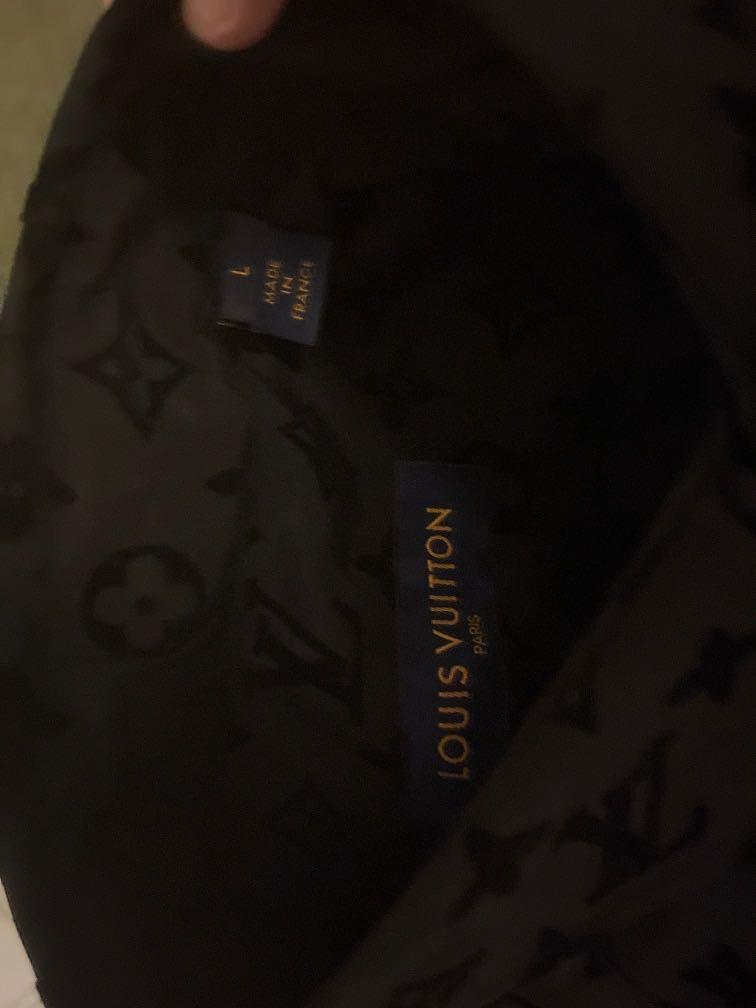 Louis Vuitton FW21 Flocked Monogram Classic Shirt Black, Men's Fashion,  Tops & Sets, Tshirts & Polo Shirts on Carousell