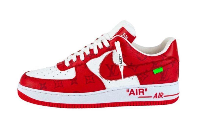 Air force one cheap supreme louis vuitton