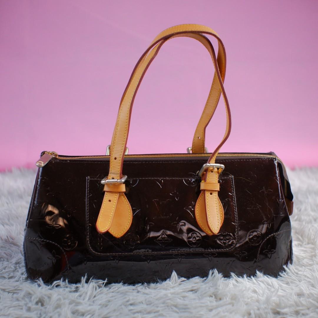 Louis Vuitton (Shiny Black) Handbag/Shoulder bag, Luxury, Bags & Wallets on  Carousell