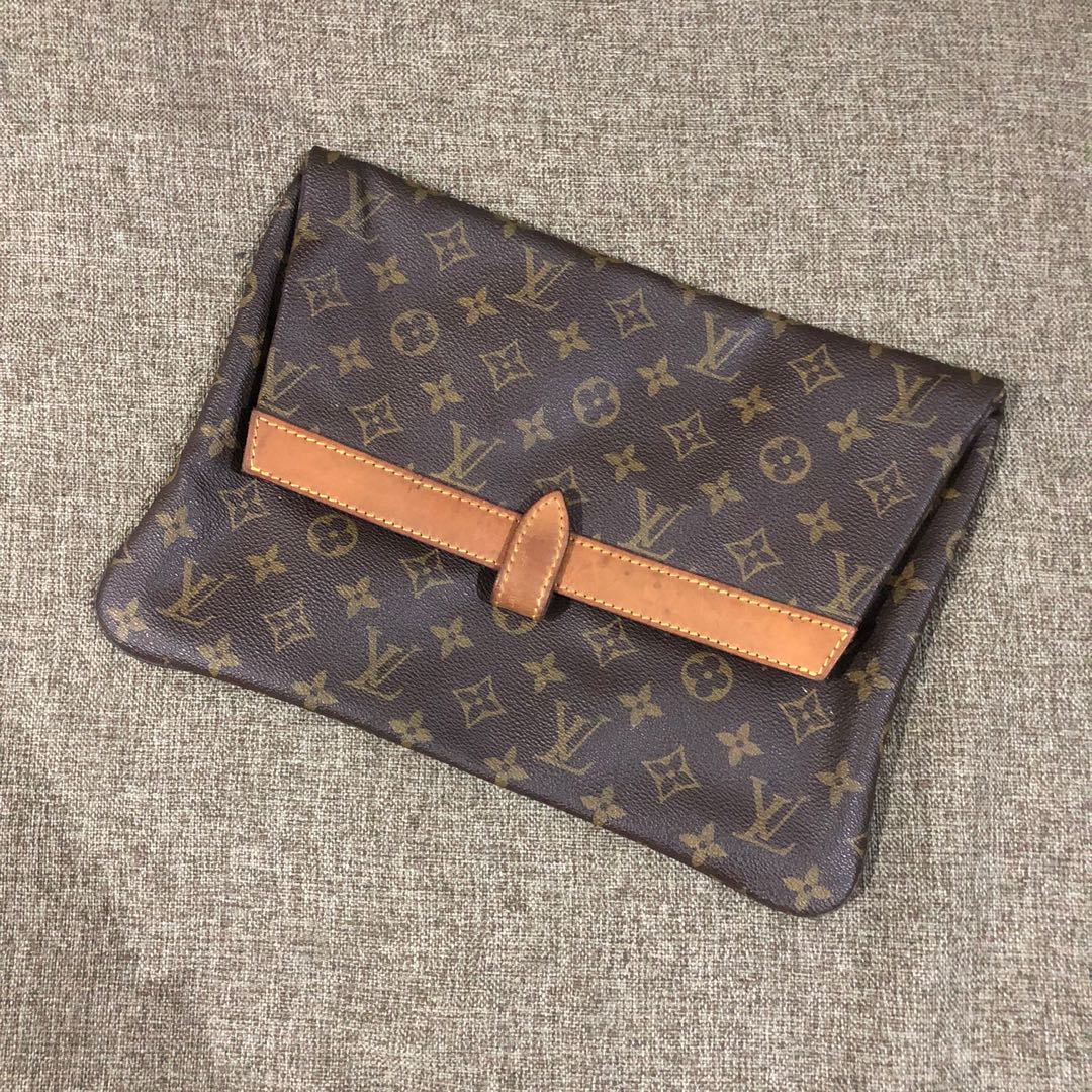 Louis Vuitton Vintage Monogram Canvas Pochette Pliante Folding Clutch Bag