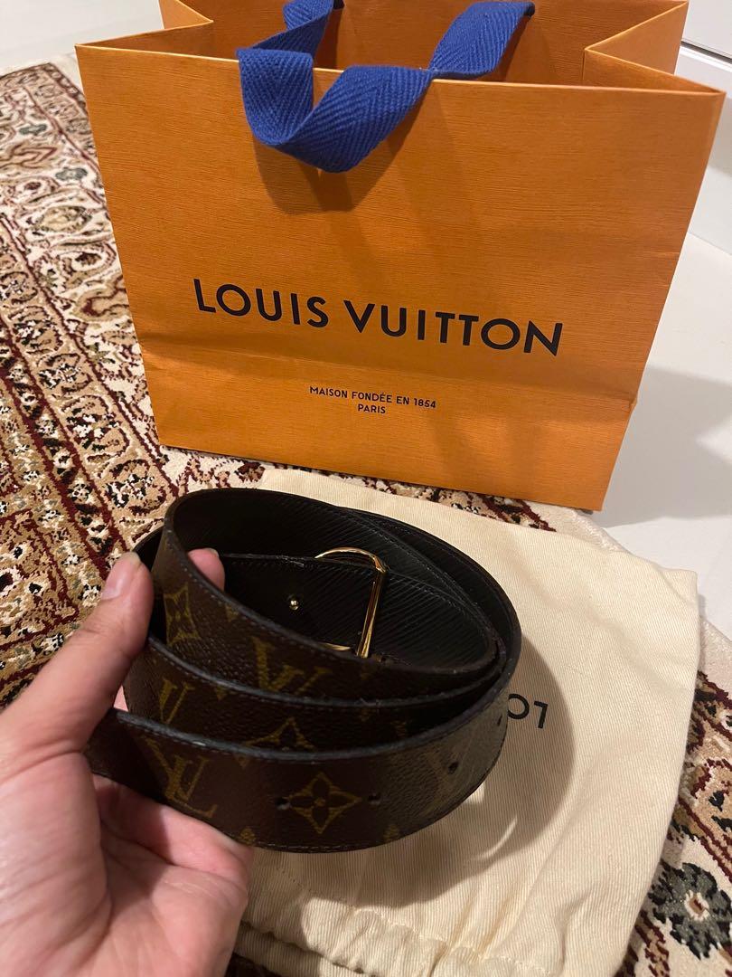 Brand New Authentic Louis Vuitton Female Reversible Belt (Comes with Receipt  & Full Packaging Retail Price RM2250), Women's Fashion, Watches &  Accessories, Belts on Carousell