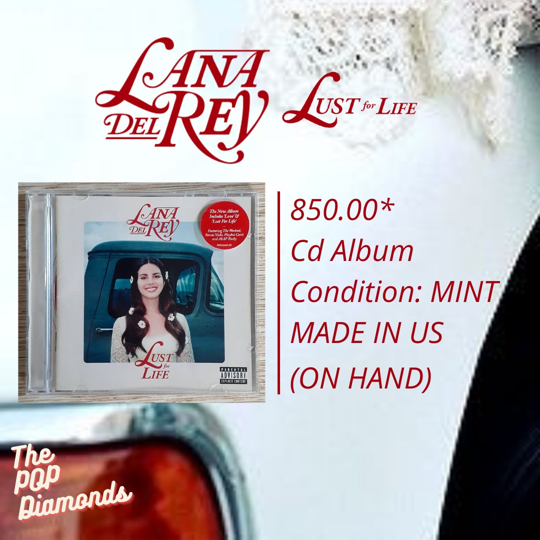 Lust For Life - Lana Del Rey Cd Album, Hobbies & Toys, Music & Media, CDs &  DVDs on Carousell
