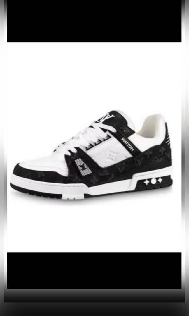 LV Virgil Abloh Trainers in Black and white panda