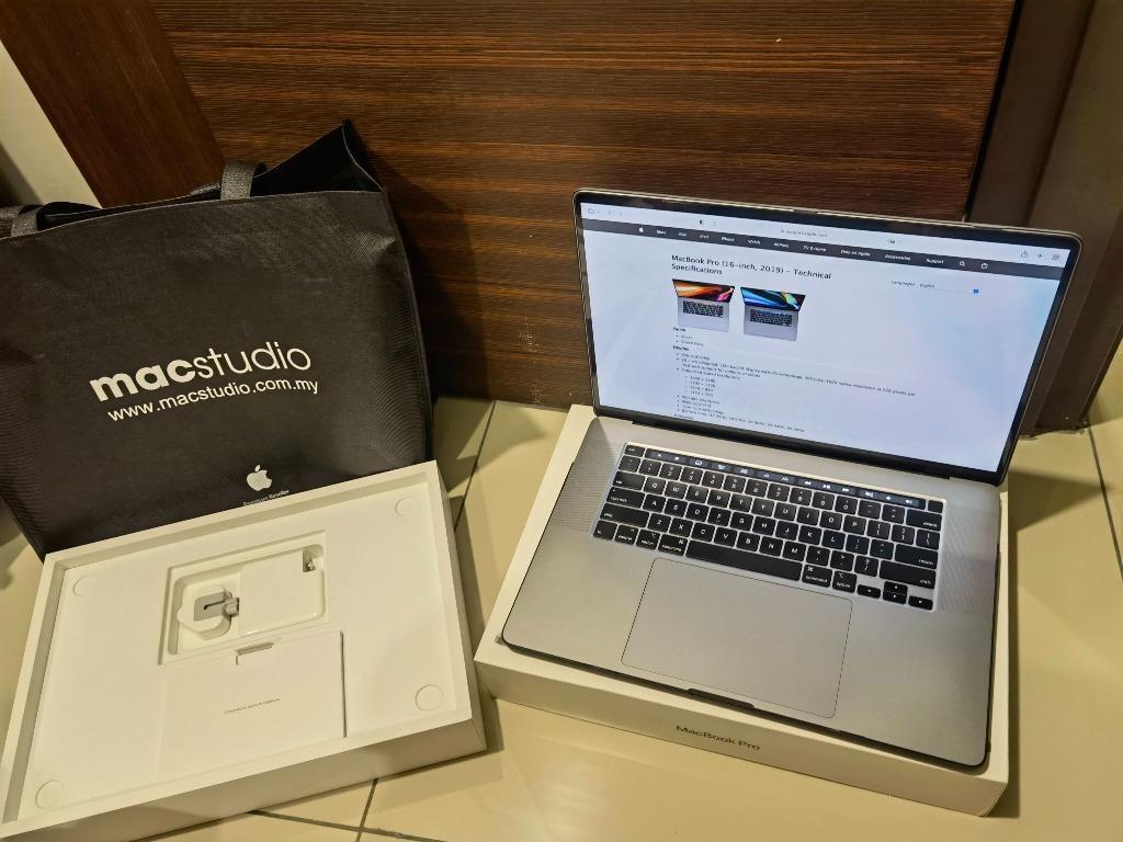 MacBook Pro (16-inch, 2019) - Technical Specifications
