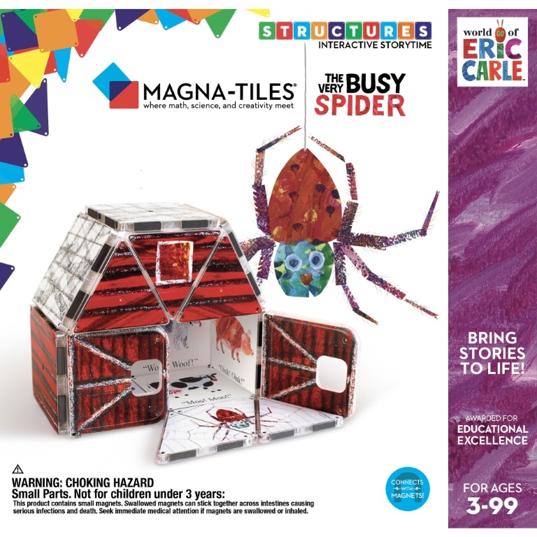 MAGNA-TILES The Very Busy Spider The World of Eric Carle Structures ...