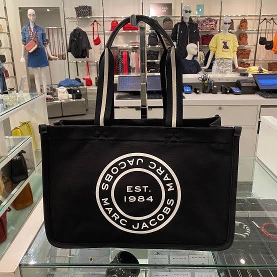 Marc Jacobs Canvas Signet Tote Bag – Popshop Usa