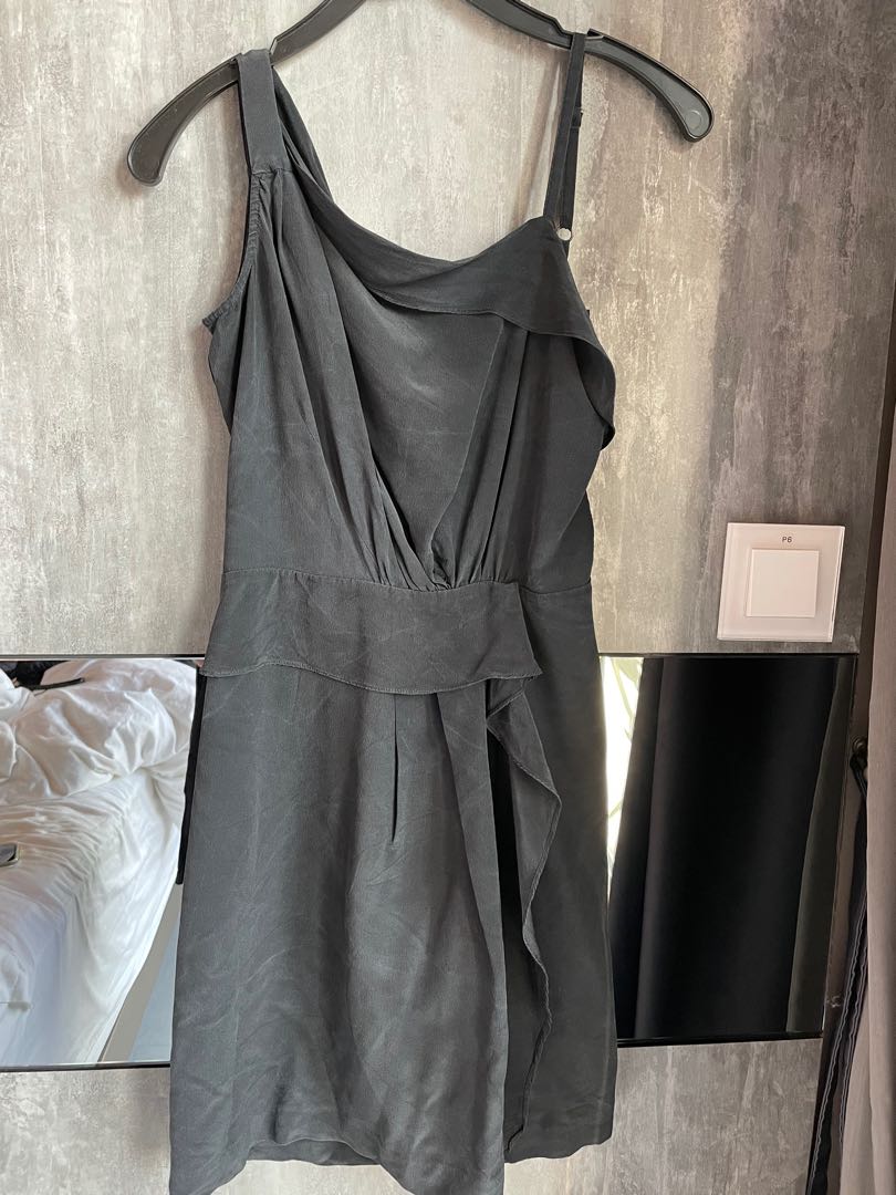 Max Co Silk Little Black Dress XS FR 34 UK6 Women s Fashion