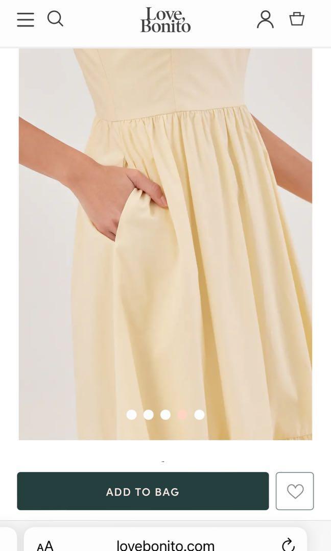 Mayra Bustier Midi Dress, Women's Fashion, Dresses & Sets, Dresses on