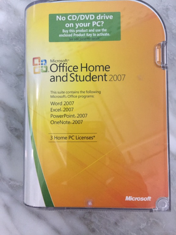 Microsoft Office Home and Student 2007 3 Licenses version, 電腦＆科技, 商務用科技