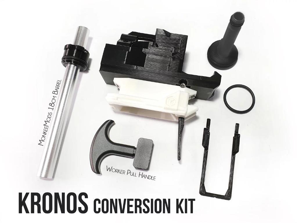 Nerf Kronos with EZE Conversion Kit (Category: Action & Battle Toys) located in Singapore. Submitted by utilitystore (Listing ID 1173484969, Image 2). Description: Brand new in box Nerf Rival Kronos XVIII 500 with (NEW) Red/Black (All in Combo) Kronos Conversion Kit by EZE - (Not installed) https://www.createwithezekiel.com/product-page/kronos-conversion-kit PM to deal (Meetup only), PayLah or Cash only. .