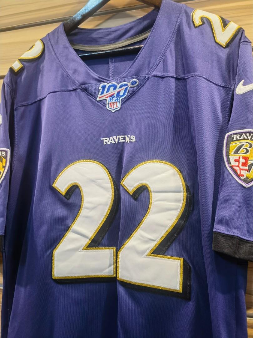 Ravens 100 store year jersey