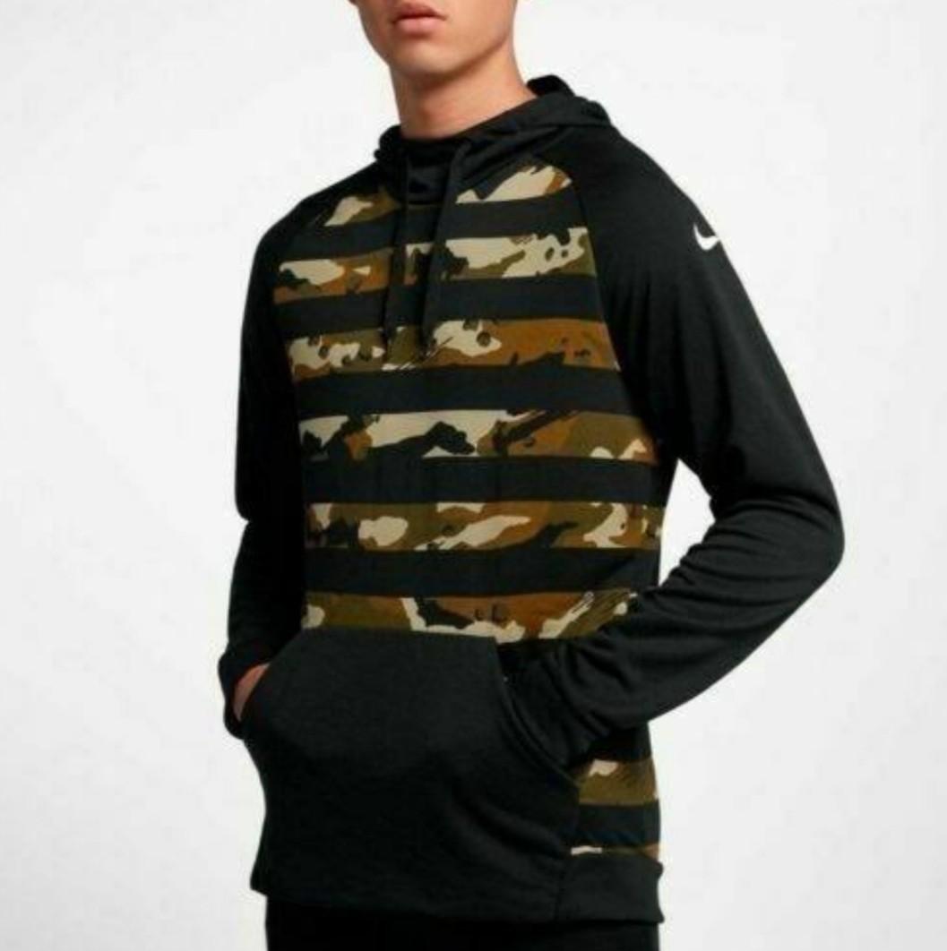 Nike stripe camo best sale hoodie