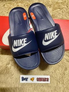 nike slides navy blue View all nike slides navy blue ads in Carousell Philippines