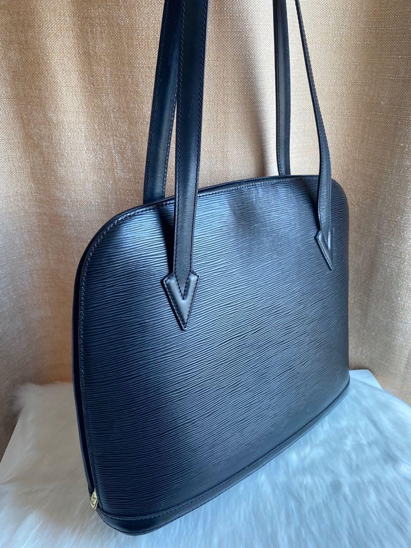 Onhand Authentic Louis Vuitton Lv Lussac Black Epi GM Tote Bag